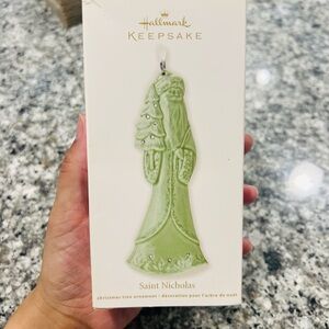 Hallmark Keepsake Saint Nicholas Ornament - Light Green